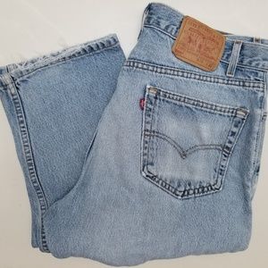 Levis 505 Jeans Size 36 x 32 Mens Zip Pre Loved
